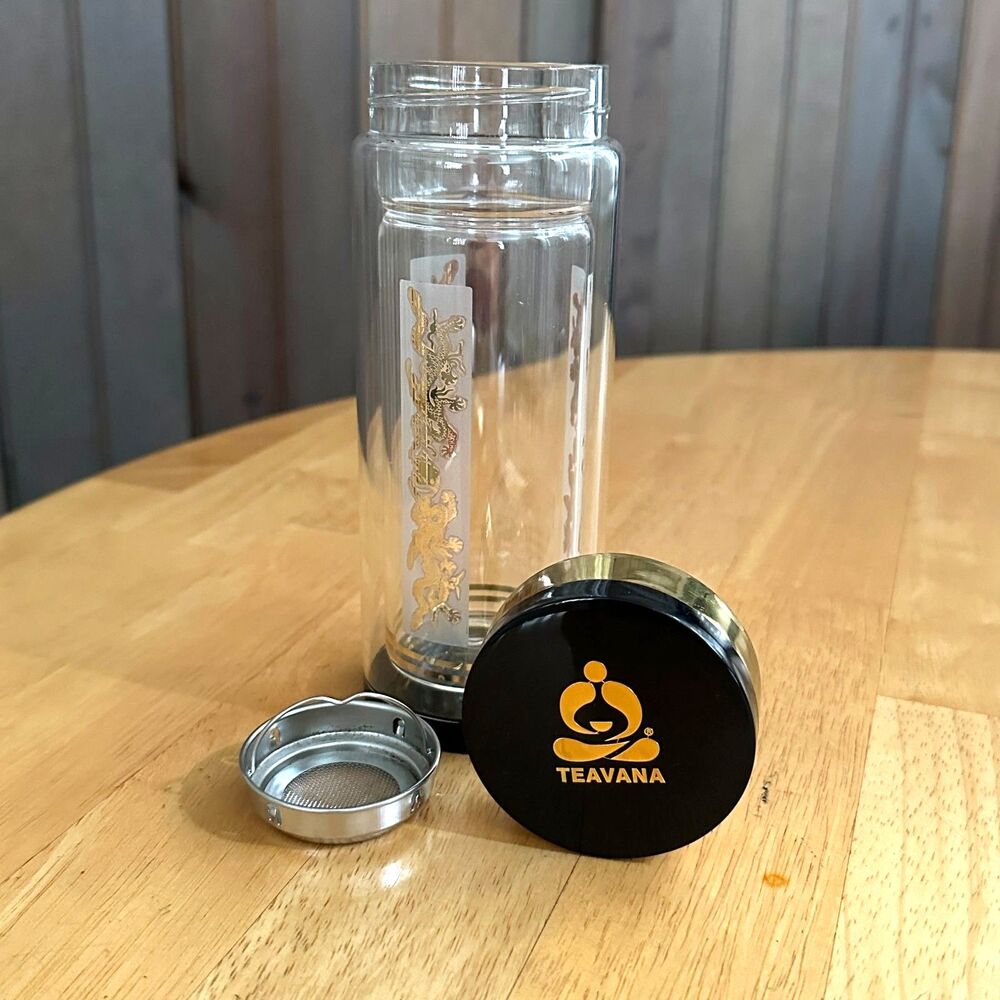 Teavana 6 Dragon Glass Tumbler with Infuser